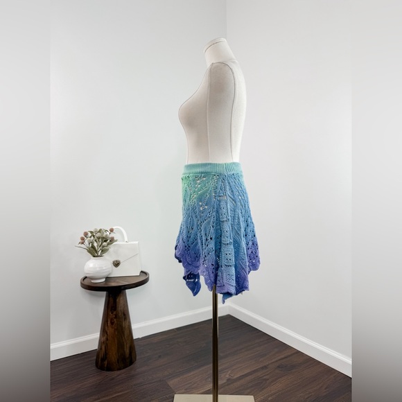 The Attico Pointelle Cotton Miniskirt - Picture 7 of 9